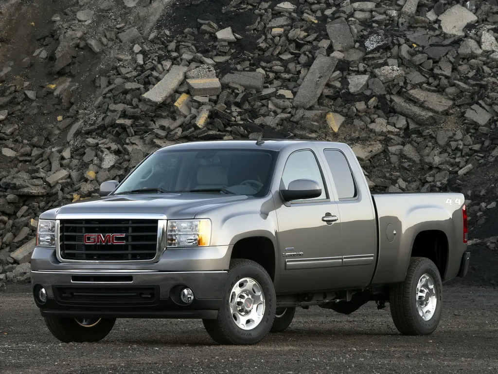 GMC Sierra 2007, пикап, 4 поколение, GMT902/912 (02.2007 - 01.2014)