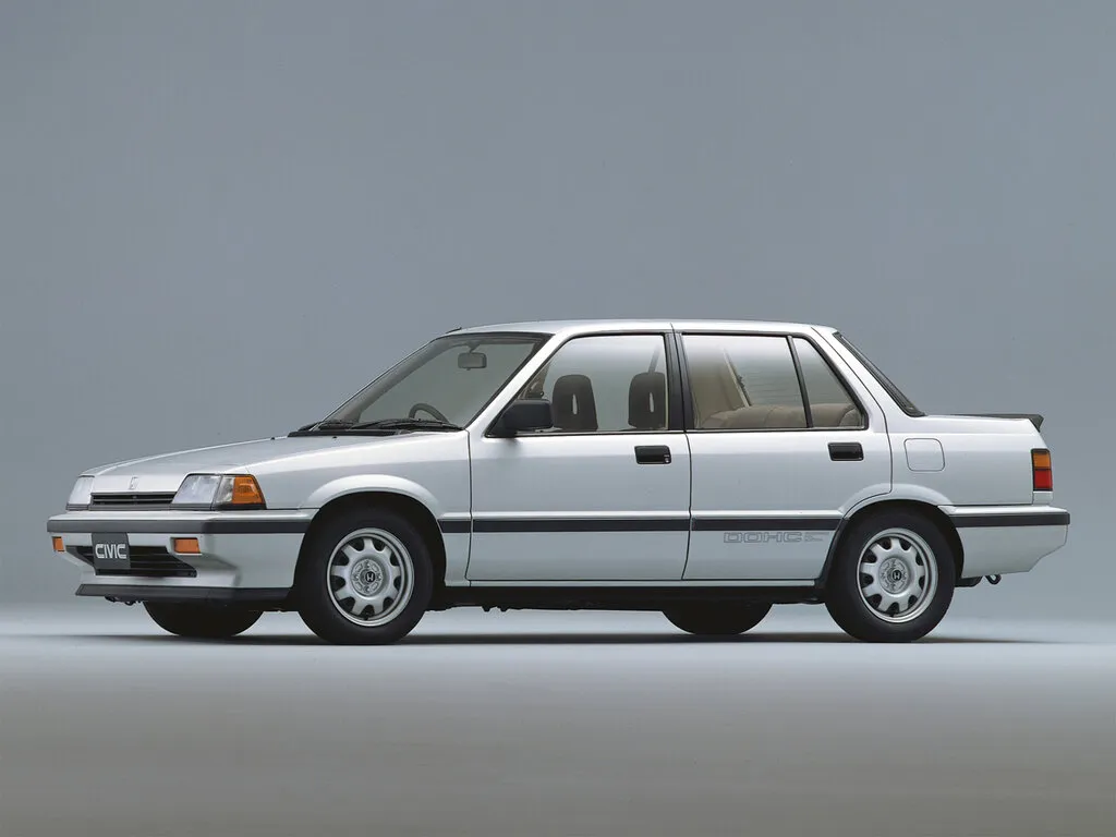 Honda Civic рестайлинг 1985, седан, 3 поколение, AJ, AK, AU (09.1985 - 08.1987)