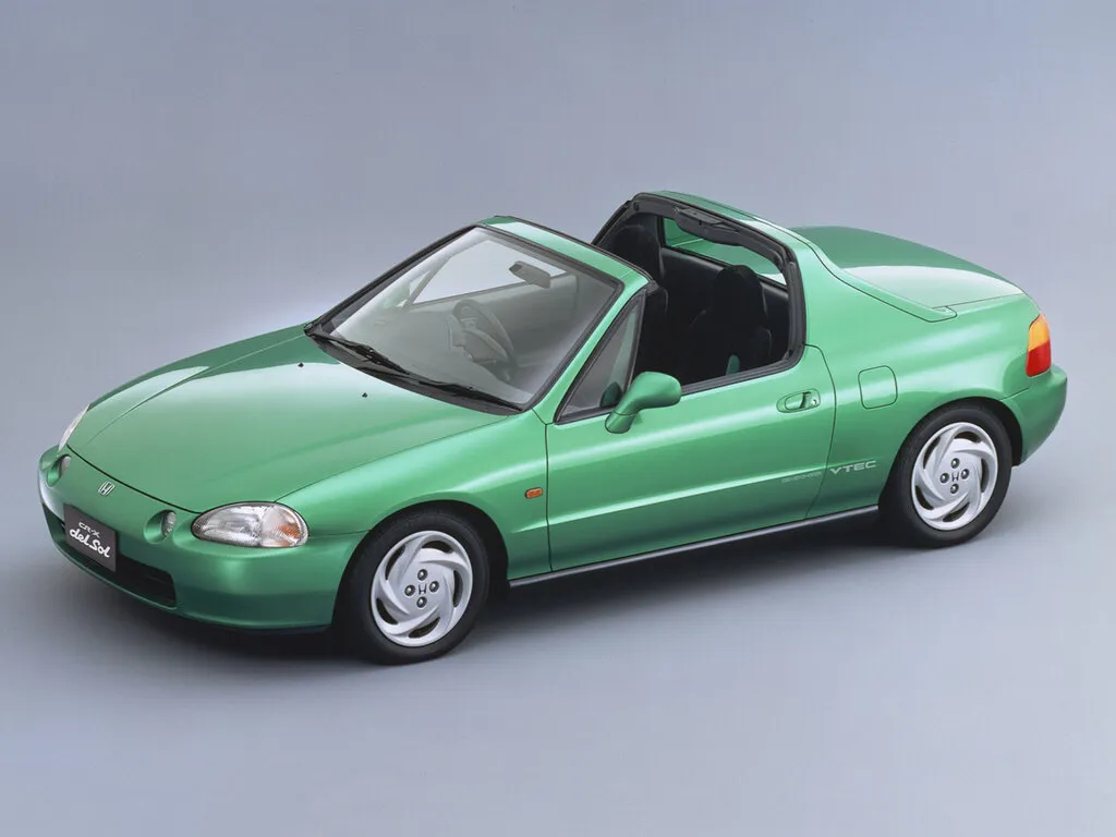 Honda CR-X del Sol 1992, открытый кузов, 1 поколение (02.1992 - 09.1995)