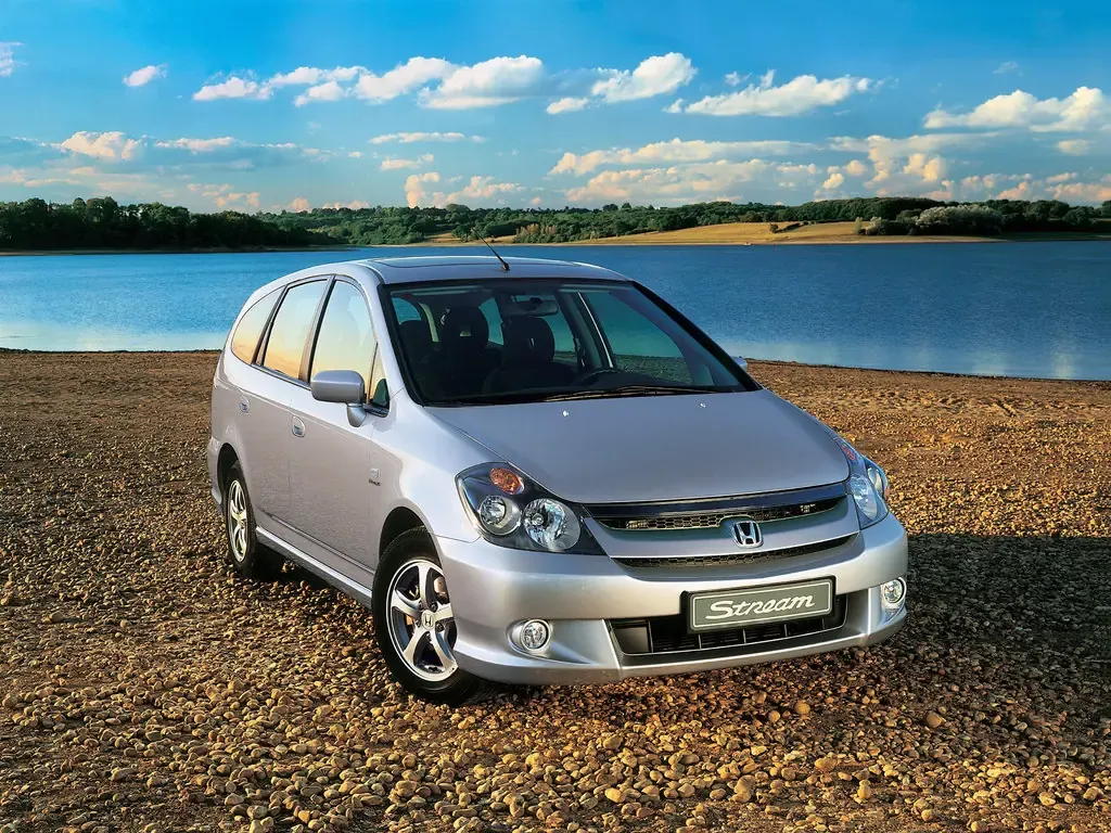 Honda Stream рестайлинг 2004, минивэн, 1 поколение (01.2004 - 01.2006)