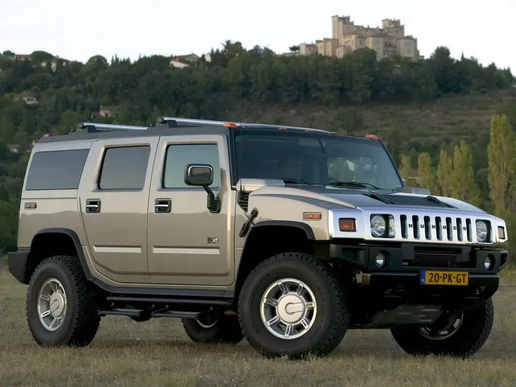 Hummer H2 2002, джип/suv 5 дв., 1 поколение, E85 (01.2002 - 09.2013)
