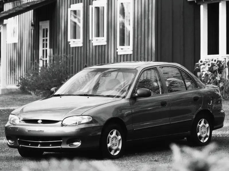 Hyundai Accent рестайлинг 1997, седан, 1 поколение, X3 (02.1997 - 06.1999)