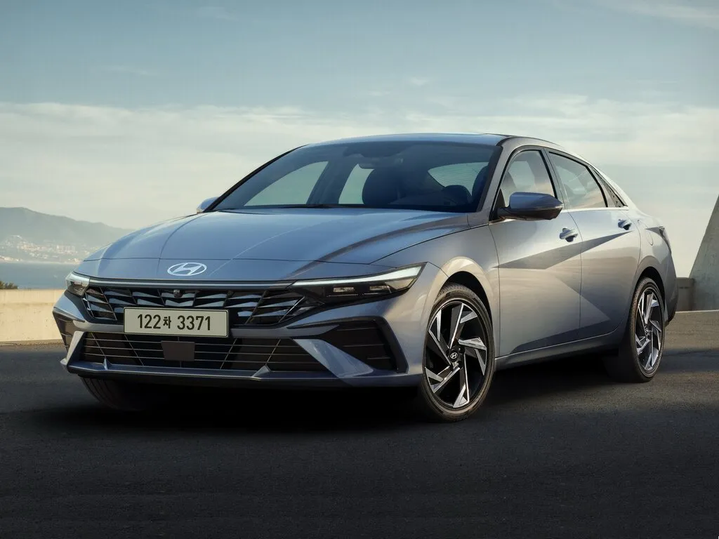 Hyundai Avante рестайлинг 2023, седан, 7 поколение, CN7 (03.2023 - н.в.)