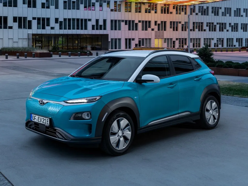 Hyundai Kona Electric 2018, джип/suv 5 дв., 1 поколение (02.2018 - 09.2020)