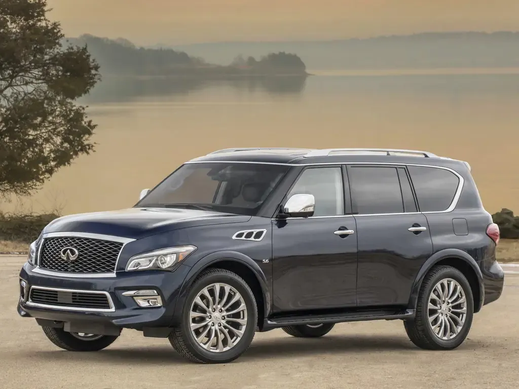 Infiniti QX80 рестайлинг 2014, джип/suv 5 дв., 1 поколение (12.2014 - 04.2018)