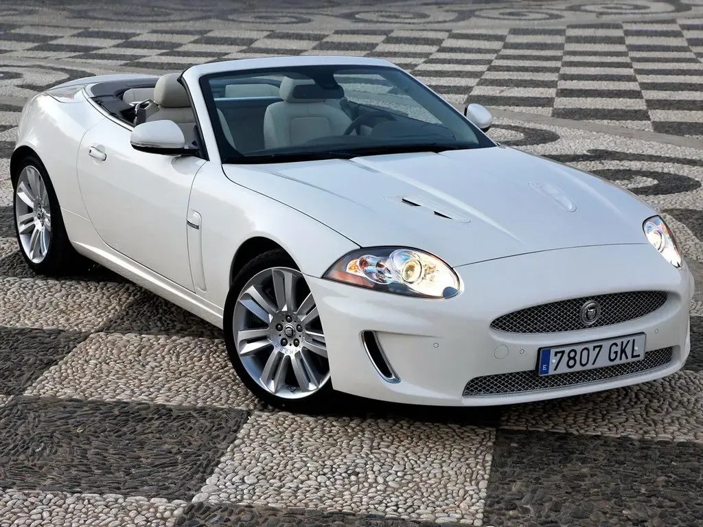 Jaguar XK рестайлинг 2009, открытый кузов, 2 поколение, X150 (02.2009 - 02.2011)
