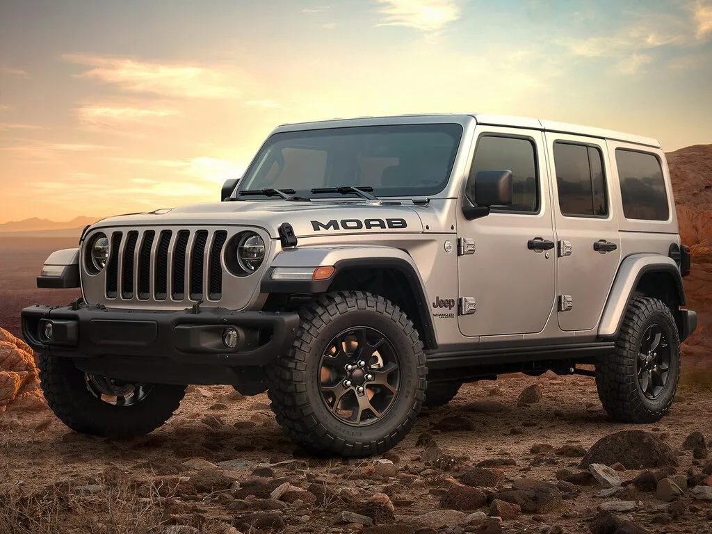 Jeep Wrangler 2017, джип/suv 5 дв., 4 поколение, JL (11.2017 - н.в.)