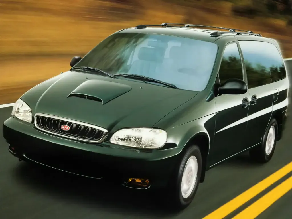 Kia Carnival 1998, минивэн, 1 поколение, UP/GQ (01.1998 - 11.2002)