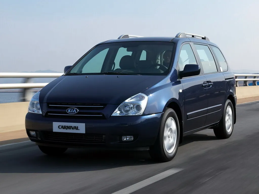 Kia Carnival 2005, минивэн, 2 поколение, VQ (10.2005 - 05.2010)