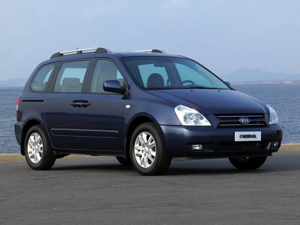 Kia Carnival 2005, минивэн, 2 поколение, VQ (10.2005 - 09.2010)