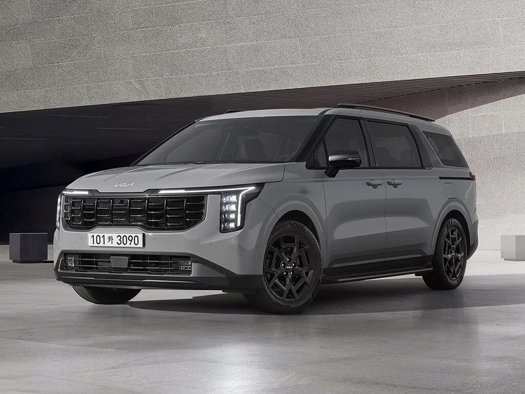 Kia Carnival рестайлинг 2023, минивэн, 4 поколение, KA4 (10.2023 - н.в.)