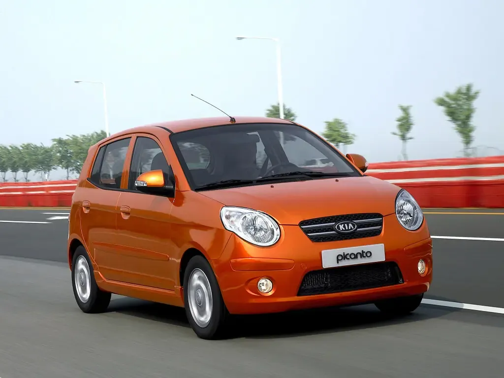Kia Picanto рестайлинг 2007, хэтчбек 5 дв., 1 поколение, SA (12.2007 - 03.2010)
