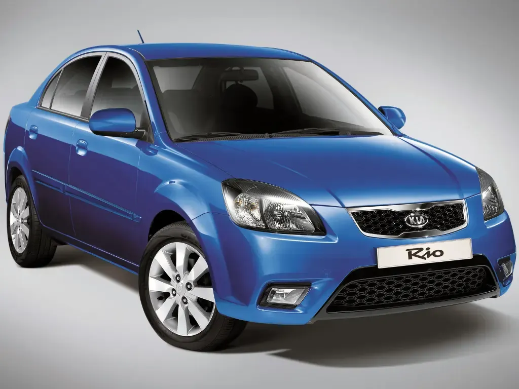 Kia Rio рестайлинг 2009, седан, 2 поколение, JB (09.2009 - 08.2011)