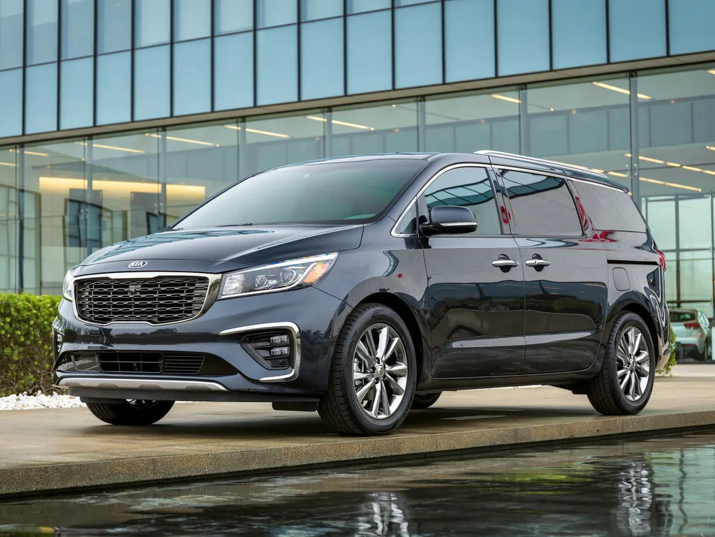 Kia Sedona рестайлинг 2018, минивэн, 3 поколение, YP (04.2018 - 12.2021)