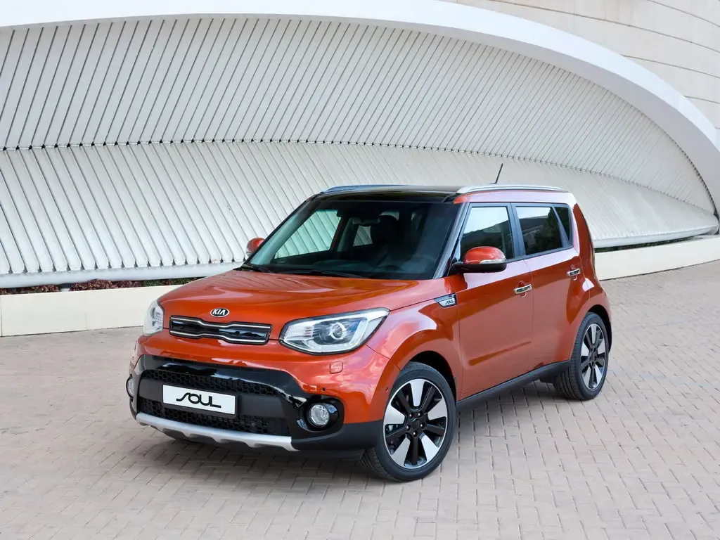 Kia Soul рестайлинг 2017, хэтчбек 5 дв., 2 поколение, PS (01.2017 - 03.2019)