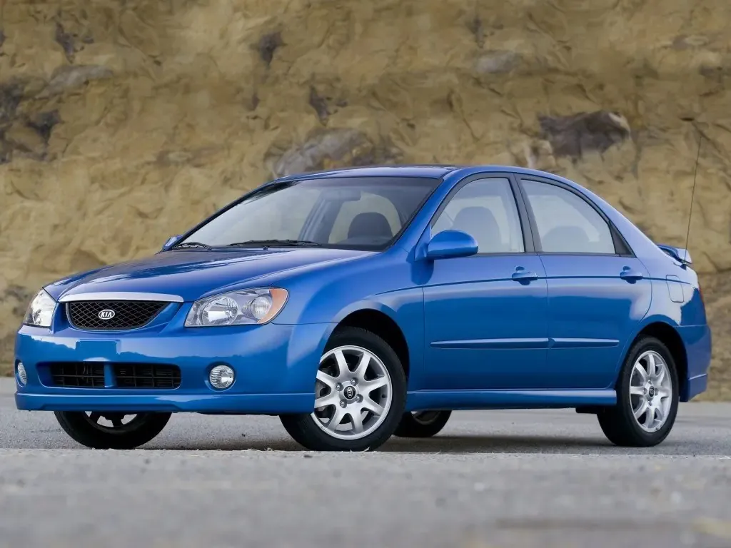 Kia Spectra 2004, седан, 2 поколение, LD (03.2004 - 09.2006)