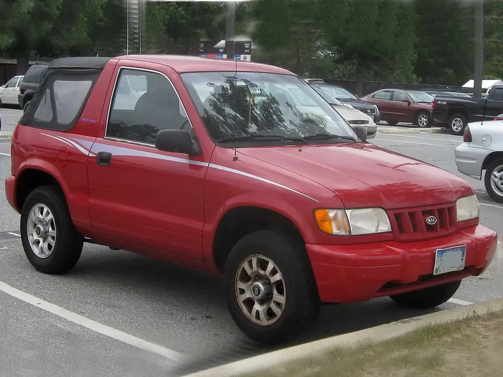 Kia Sportage рестайлинг 1998, джип/suv 3 дв., 1 поколение, JA (09.1998 - 09.2002)