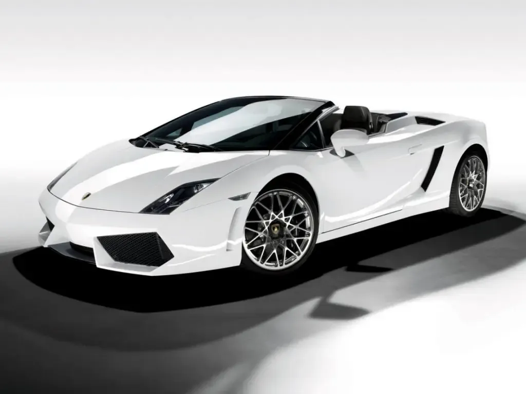 Lamborghini Gallardo рестайлинг 2008, открытый кузов, 1 поколение (11.2008 - 11.2013)