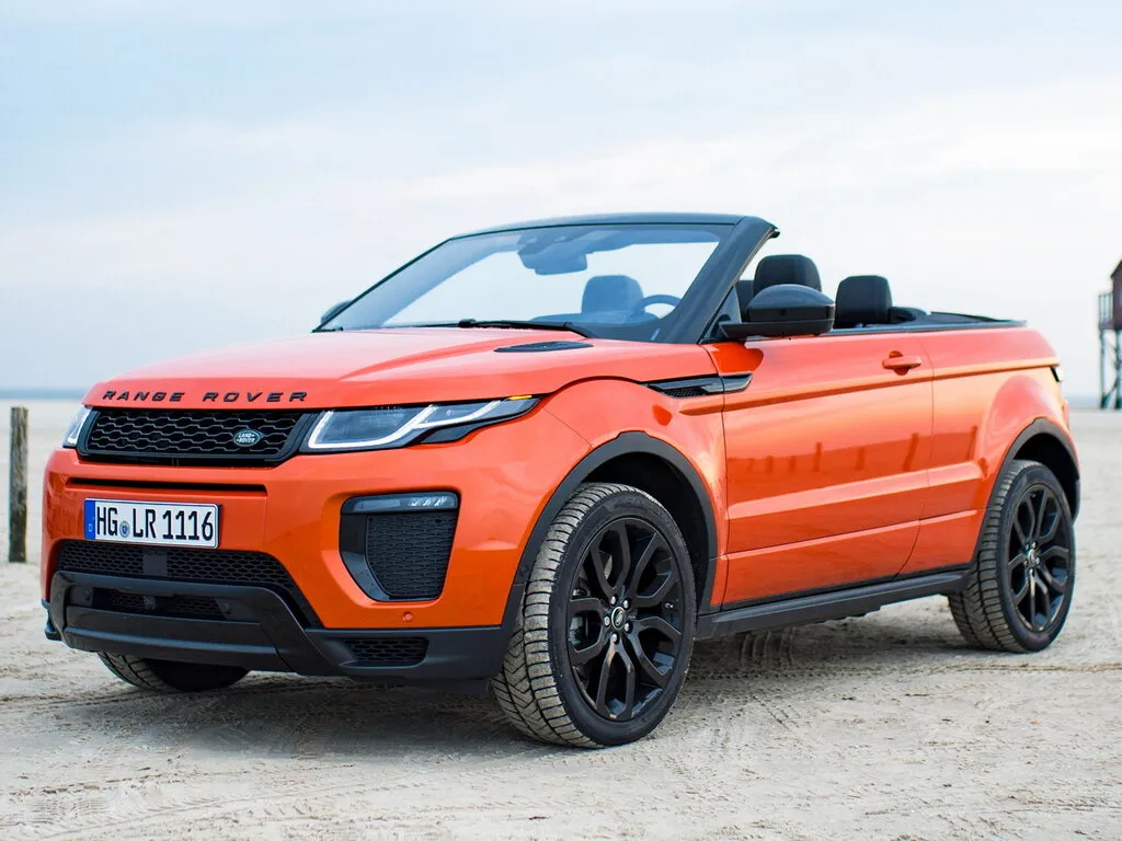 Land Rover Range Rover Evoque рестайлинг 2015, открытый кузов, 1 поколение, L538 (03.2015 - 03.2019)