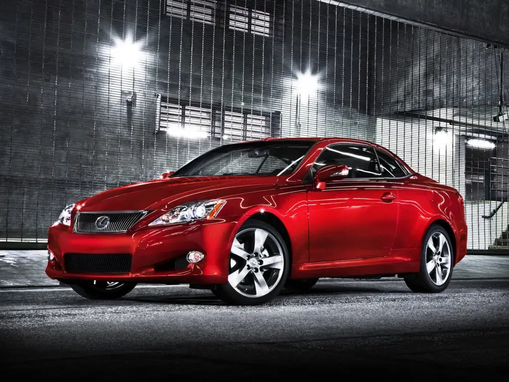 Lexus IS250C рестайлинг 2008, открытый кузов, 2 поколение, XE20 (10.2008 - 07.2016)