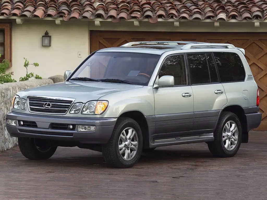 Lexus LX470 рестайлинг 2002, джип/suv 5 дв., 2 поколение, J100 (04.2002 - 01.2005)