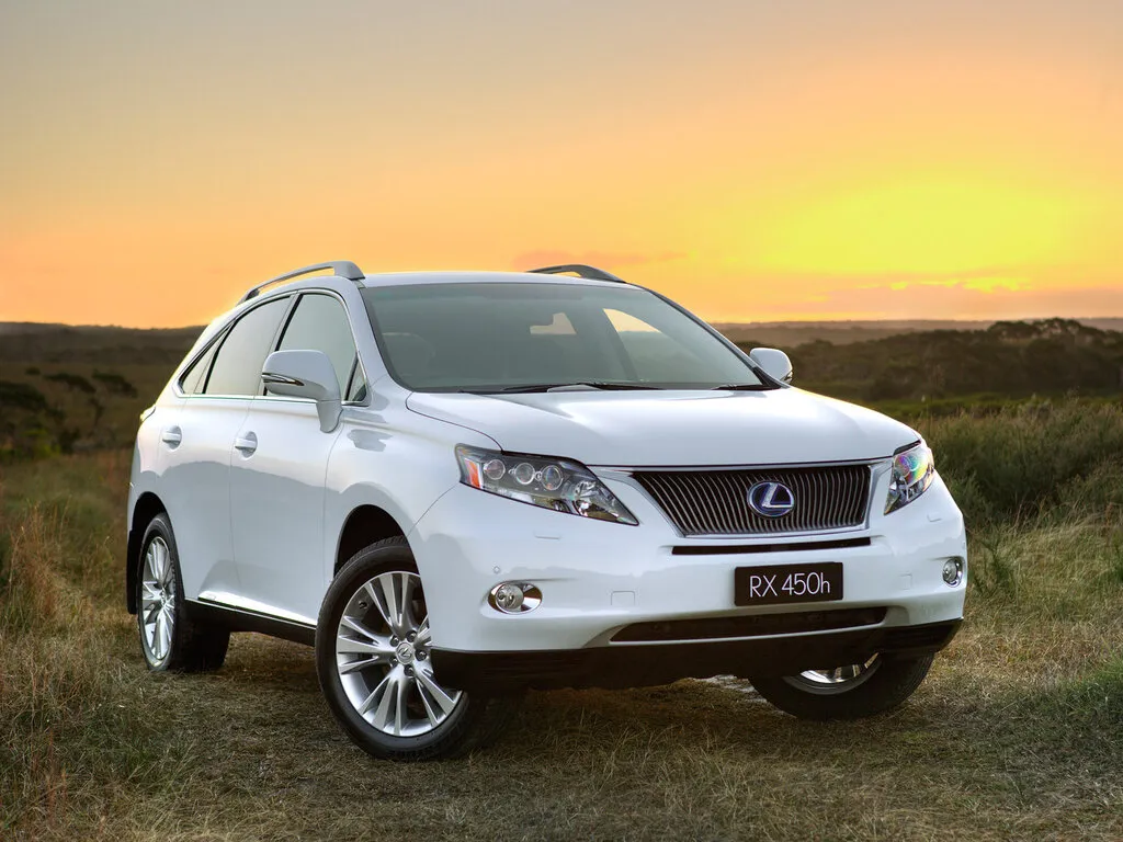 Lexus RX450h 2009, джип/suv 5 дв., 3 поколение, AL10 (04.2009 - 04.2012)