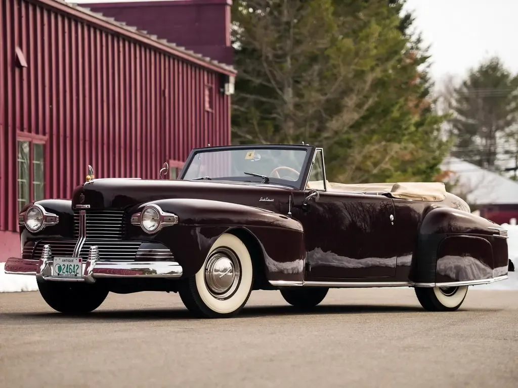Lincoln Continental рестайлинг 1941, открытый кузов, 1 поколение (01.1941 - 12.1941)