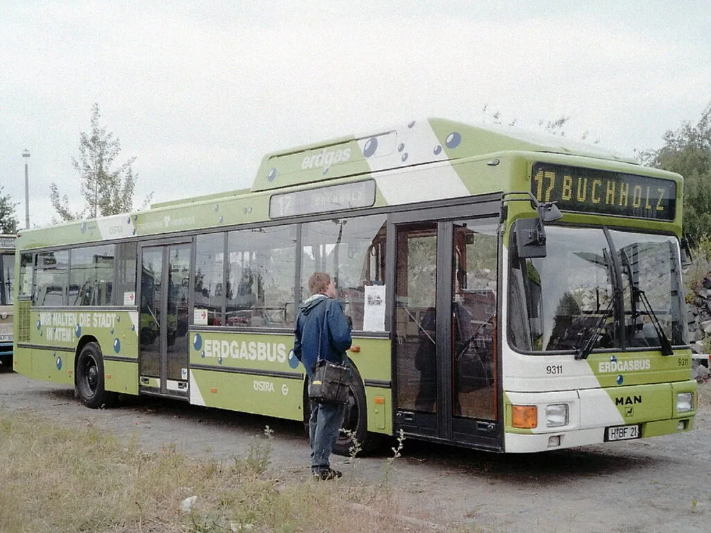 MAN NL 1992, автобус, 2 поколение, NL202(2) (08.1992 - 07.1998)