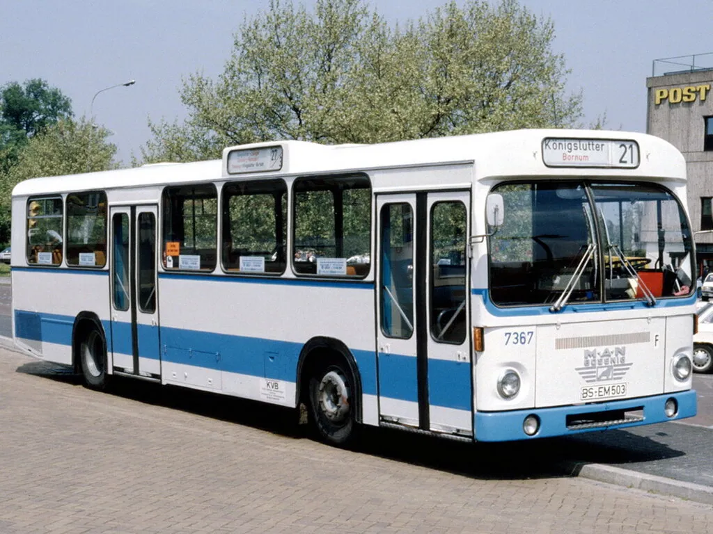 MAN SL 1972, автобус, 1 поколение, SL195 (03.1972 - 06.1975)