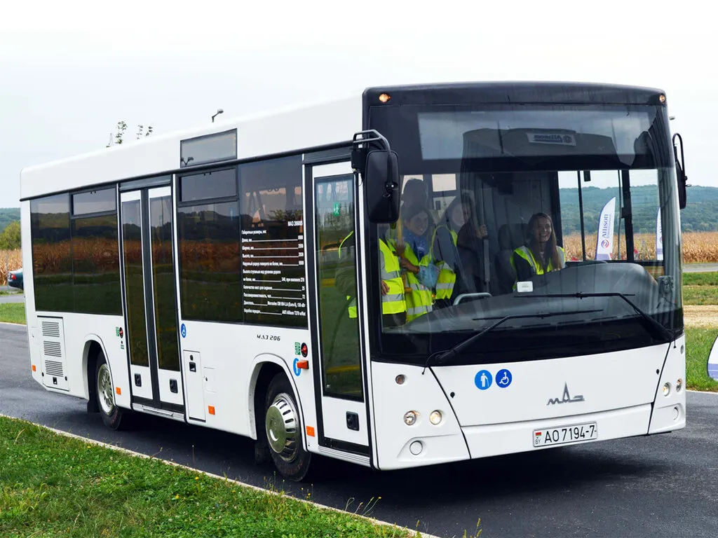 МАЗ 206 2006, автобус, 1 поколение (06.2006 - 12.2021)