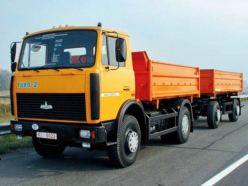 МАЗ 5551 рестайлинг 1996, бортовой грузовик, 1 поколение (01.1996 - 04.2020)