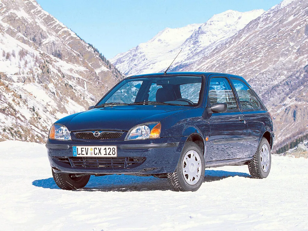 Mazda 121 рестайлинг 1999, хэтчбек 3 дв., 3 поколение, JBSM (03.1999 - 09.2003)