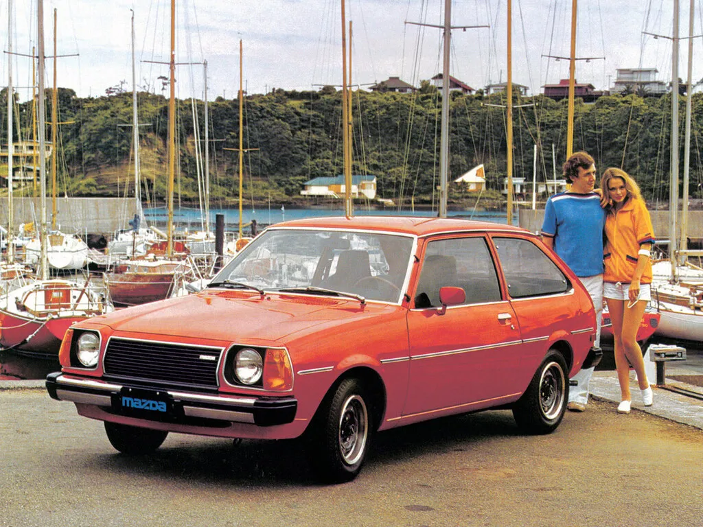 Mazda 323 1977, хэтчбек 3 дв., 1 поколение, FA (01.1977 - 05.1979)
