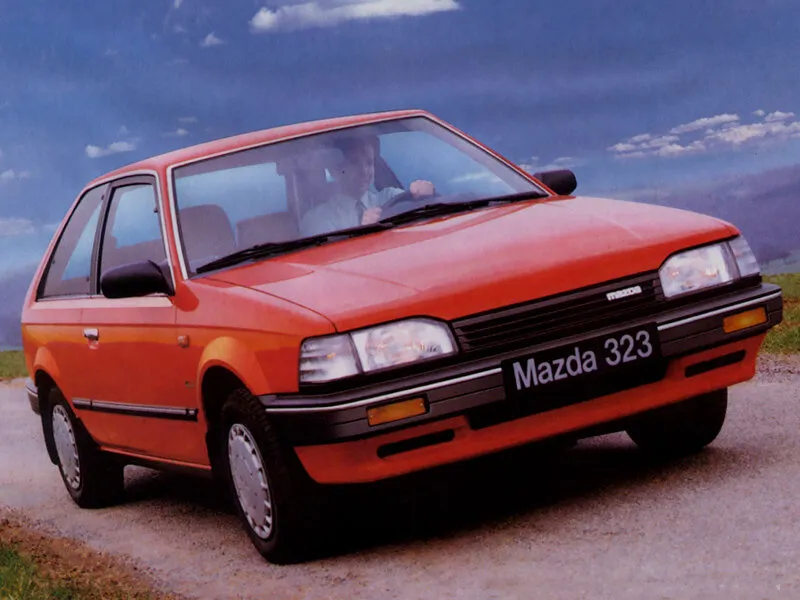 Mazda 323 рестайлинг 1987, хэтчбек 3 дв., 3 поколение, BF (02.1987 - 08.1989)