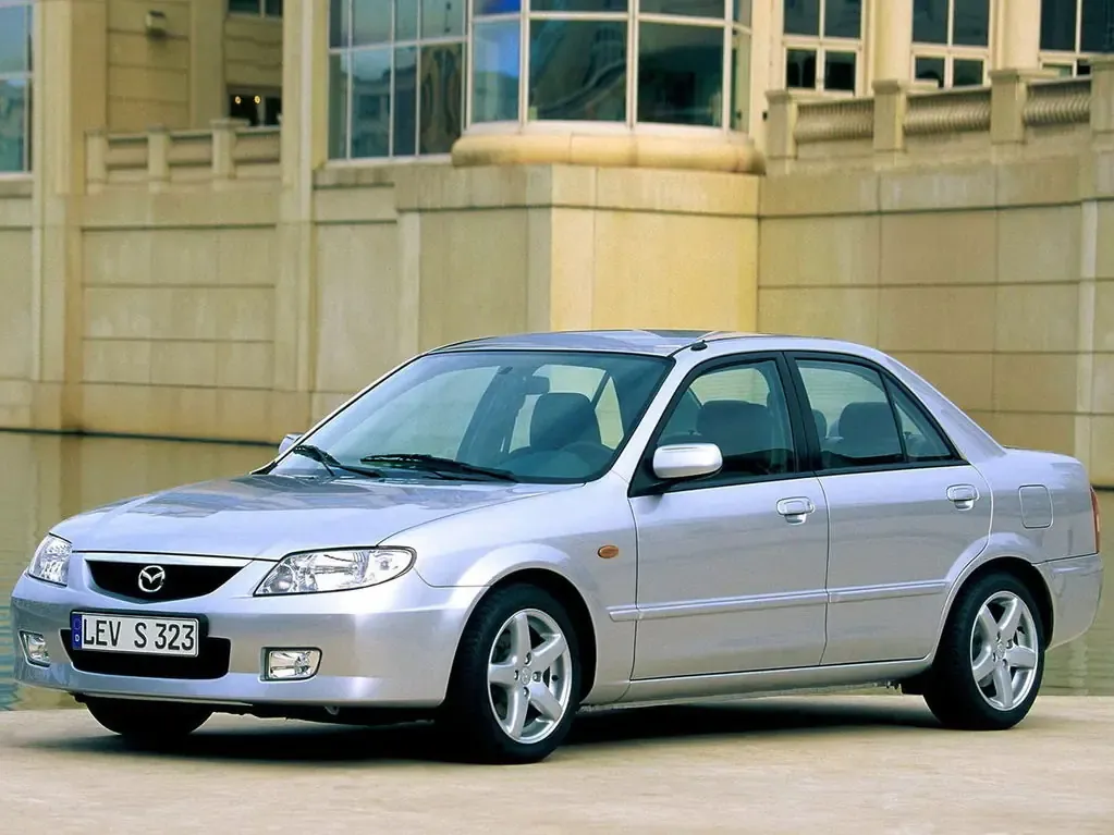 Mazda 323 рестайлинг 2000, седан, 6 поколение, BJ (04.2000 - 10.2003)