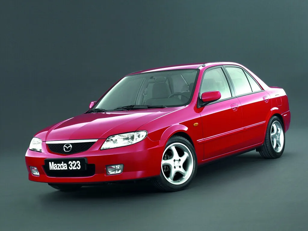 Mazda 323 рестайлинг 2000, седан, 6 поколение, BJ (05.2000 - 09.2003)