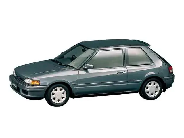 Mazda Familia 1989, хэтчбек 3 дв., 7 поколение, BG (02.1989 - 12.1990)