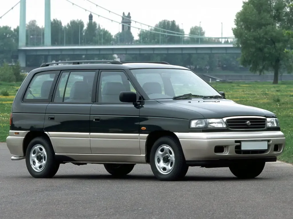 Mazda MPV рестайлинг 1995, минивэн, 1 поколение, LV (10.1995 - 05.1999)