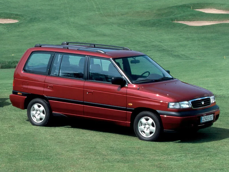 Mazda MPV рестайлинг 1995, минивэн, 1 поколение, LV (10.1995 - 05.1999)