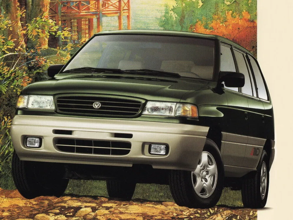 Mazda MPV рестайлинг 1995, минивэн, 1 поколение, LV (10.1995 - 05.1999)