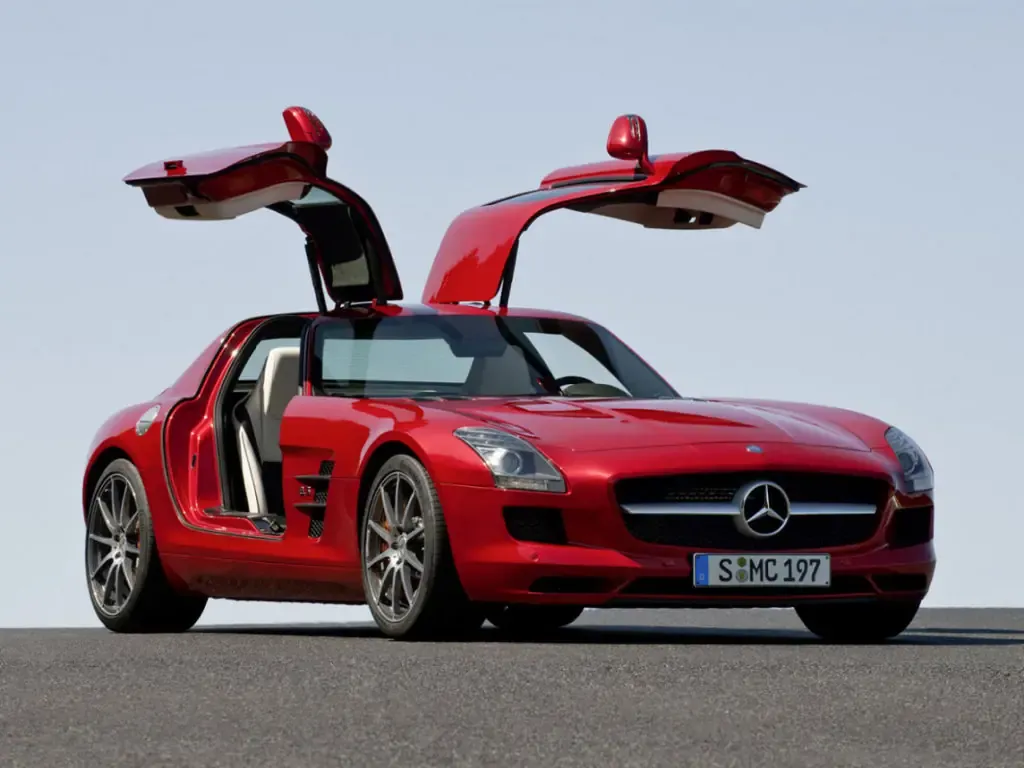Mercedes-Benz SLS AMG 2009, купе, 1 поколение, C197 (09.2009 - 06.2014)