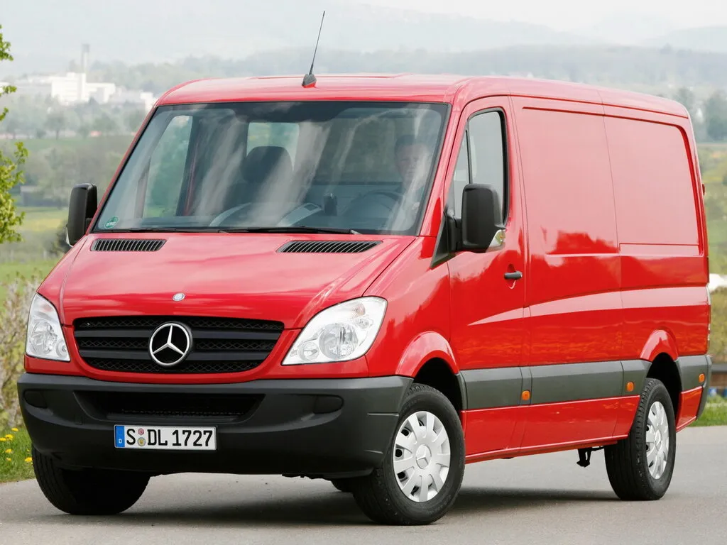 Mercedes-Benz Sprinter 2006, цельнометаллический фургон, 2 поколение, NCV3 (07.2006 - 08.2013)