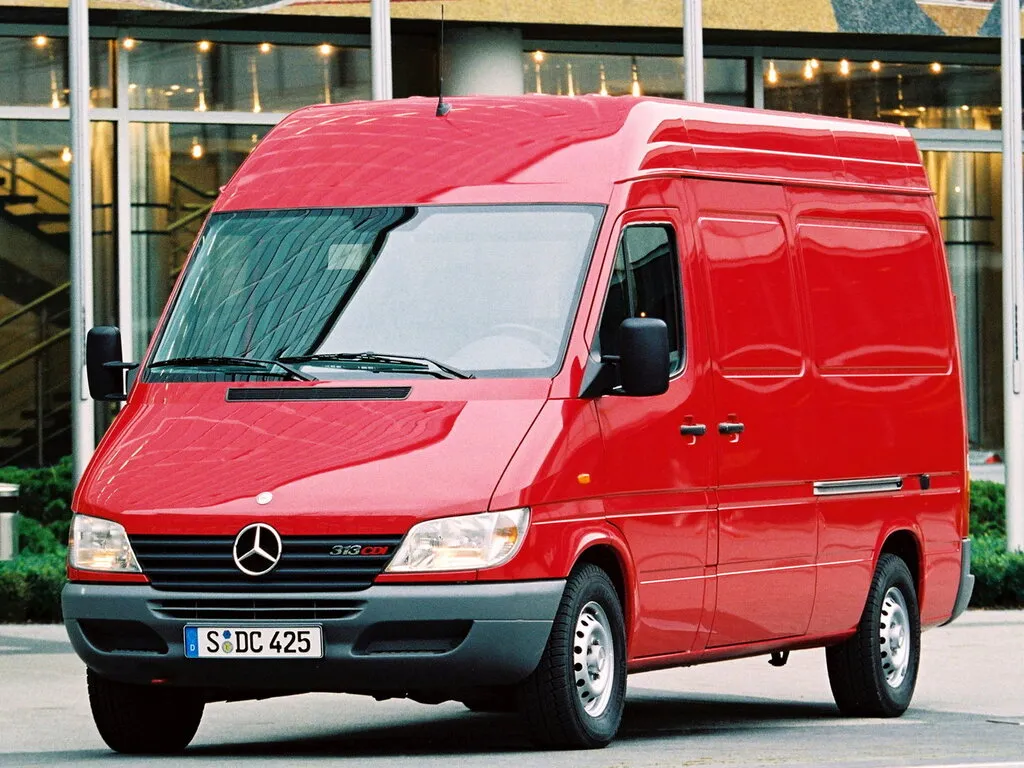 Mercedes-Benz Sprinter рестайлинг 2000, цельнометаллический фургон, 1 поколение, T1N (04.2000 - 09.2002)