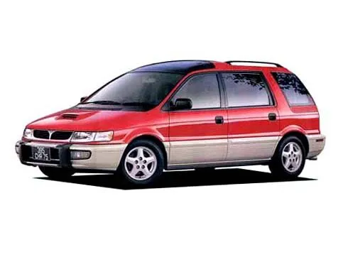 Mitsubishi Chariot рестайлинг 1994, минивэн, 2 поколение, N30/N40 (09.1994 - 09.1997)