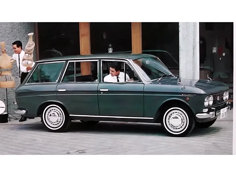 Nissan Bluebird рестайлинг 1964, универсал, 2 поколение, 410 (09.1964 - 03.1966)