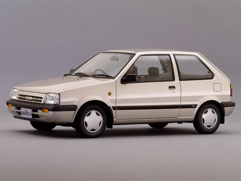 Nissan March 2-й рестайлинг 1989, хэтчбек 3 дв., 1 поколение, K10 (01.1989 - 01.1992)