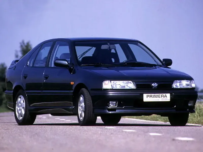 Nissan Primera 1990, лифтбек, 1 поколение, P10 (09.1990 - 02.1996)