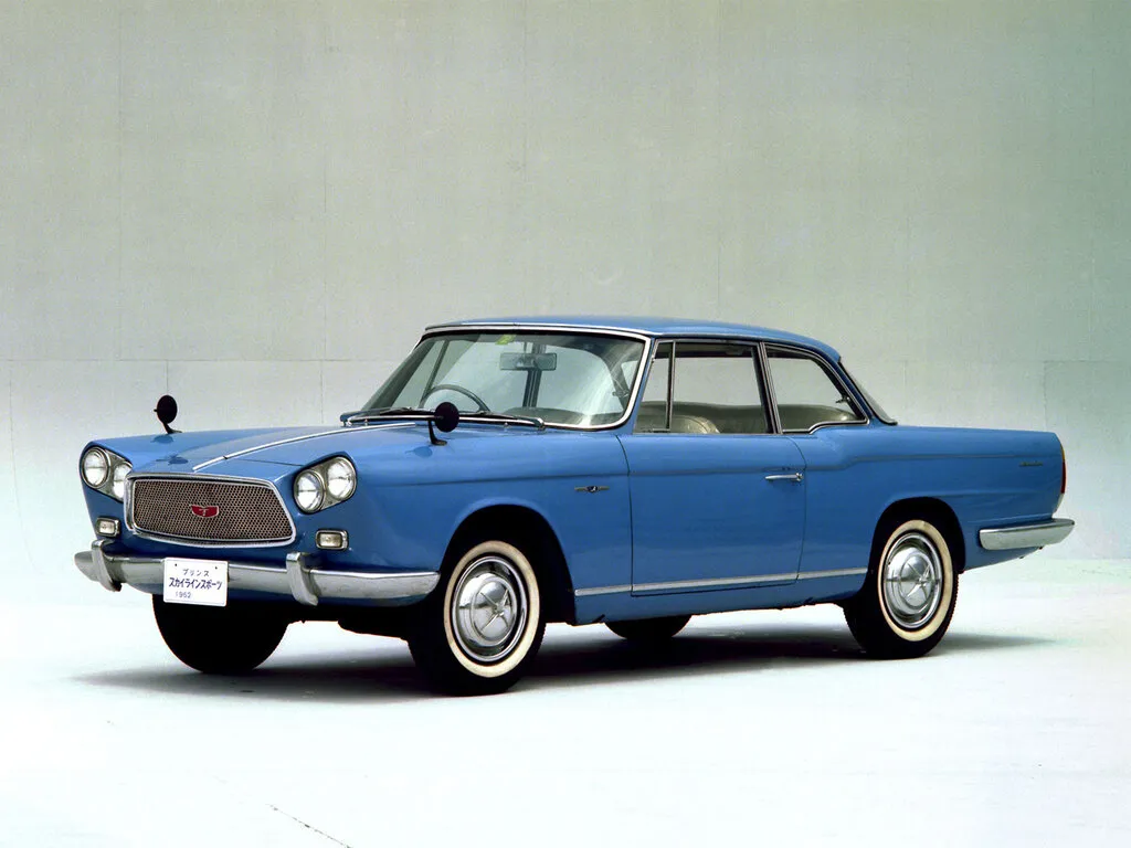 Nissan Skyline 1962, купе, 1 поколение, BLRA-3 (04.1962 - 08.1963)