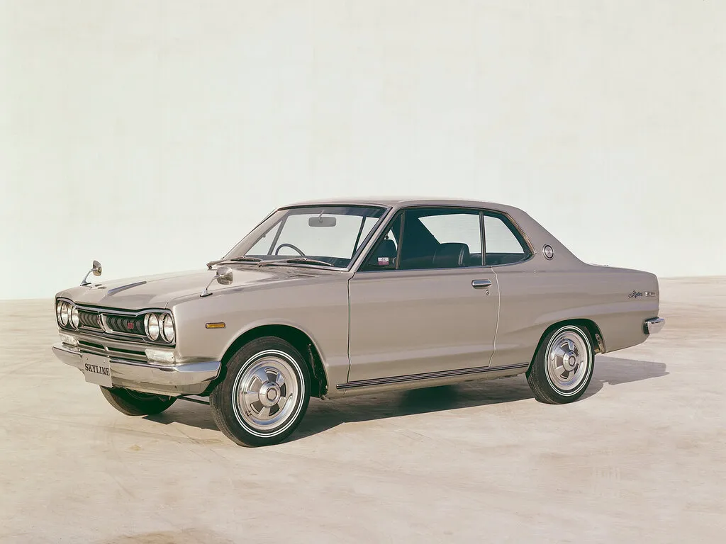 Nissan Skyline 1970, купе, 3 поколение, C10 (10.1970 - 08.1972)