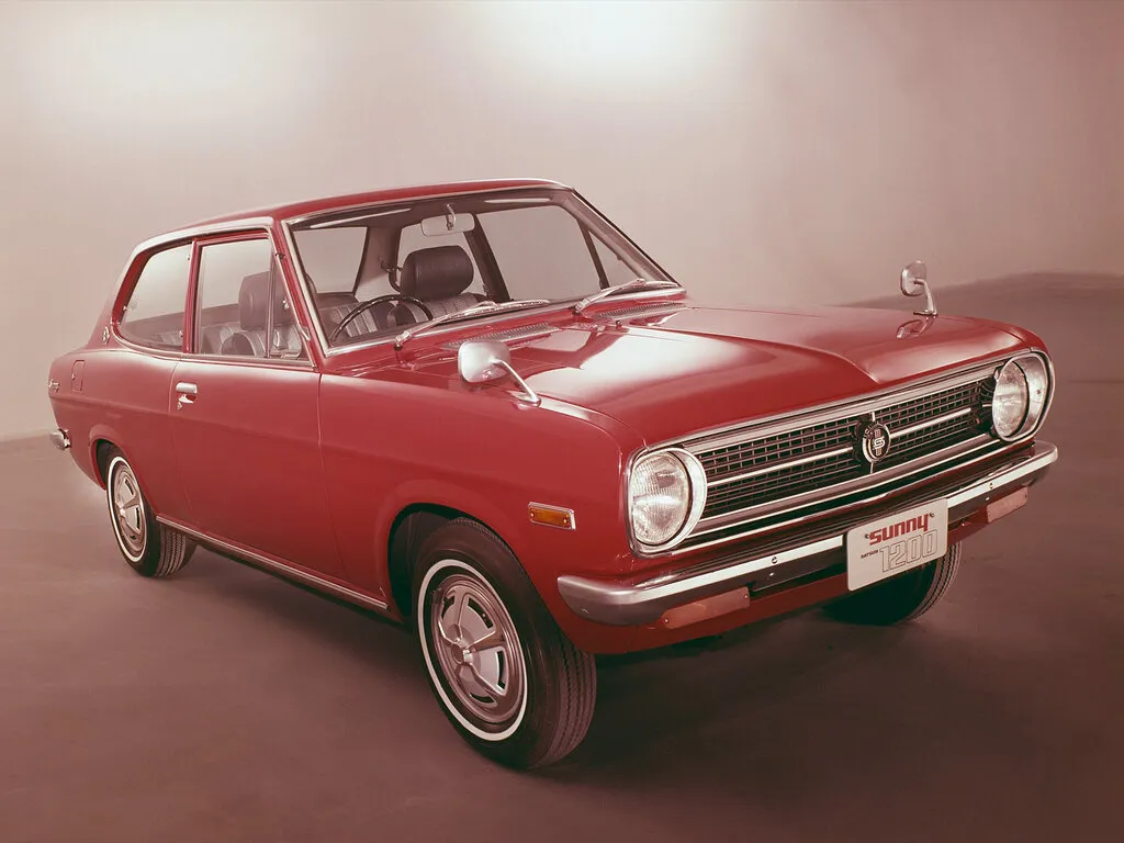 Nissan Sunny 1970, купе, 2 поколение, B110 (01.1970 - 12.1971)